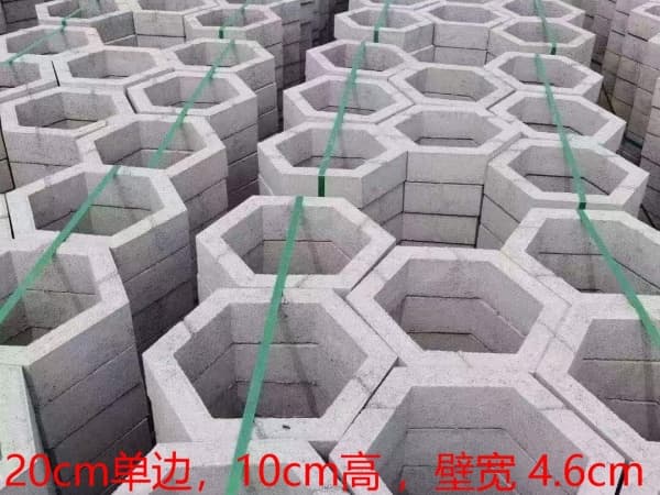 機(jī)壓空心六角塊